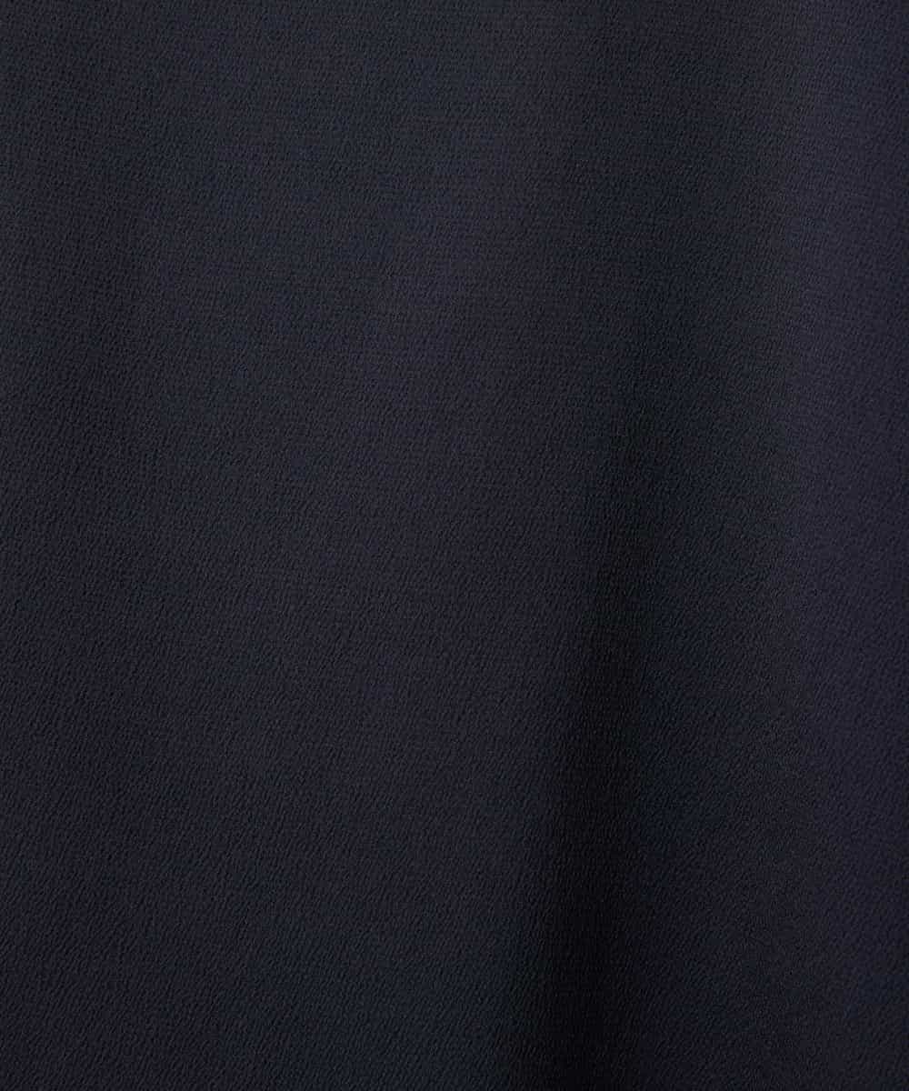 FMBHD02170 MICHEL KLEIN(ミッシェルクラン) [セットアップ対応]Vネックサテンオーバーブラウス ベージュ