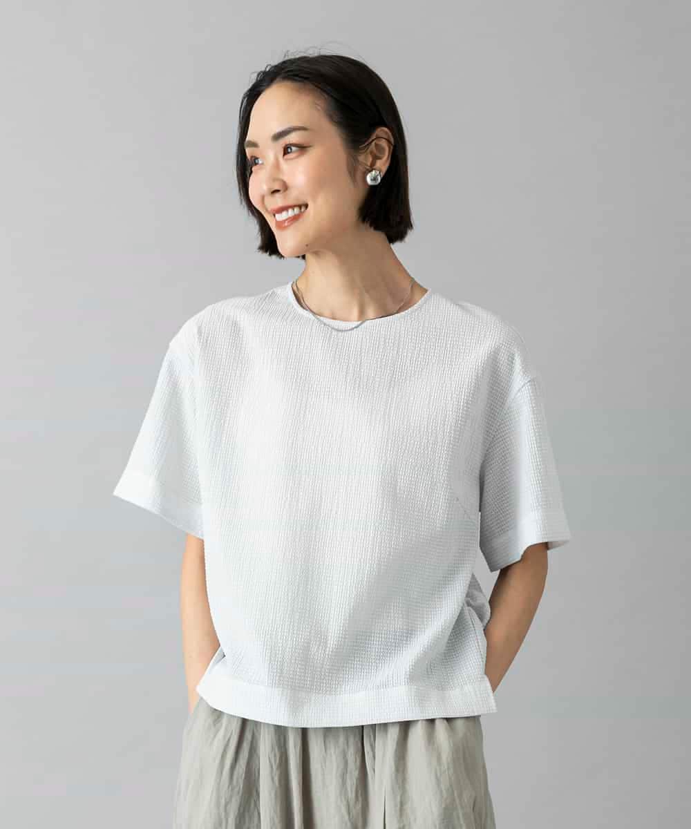 FMBHD15220 MICHEL KLEIN シアーTブラウス