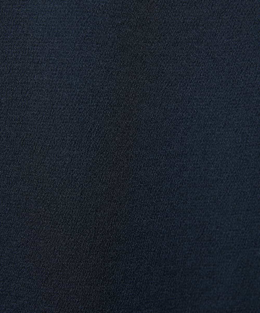 FMBJV03160 MICHEL KLEIN(ミッシェルクラン) [セットアップ対応]サテンオーバーブラウス ブラック(94)