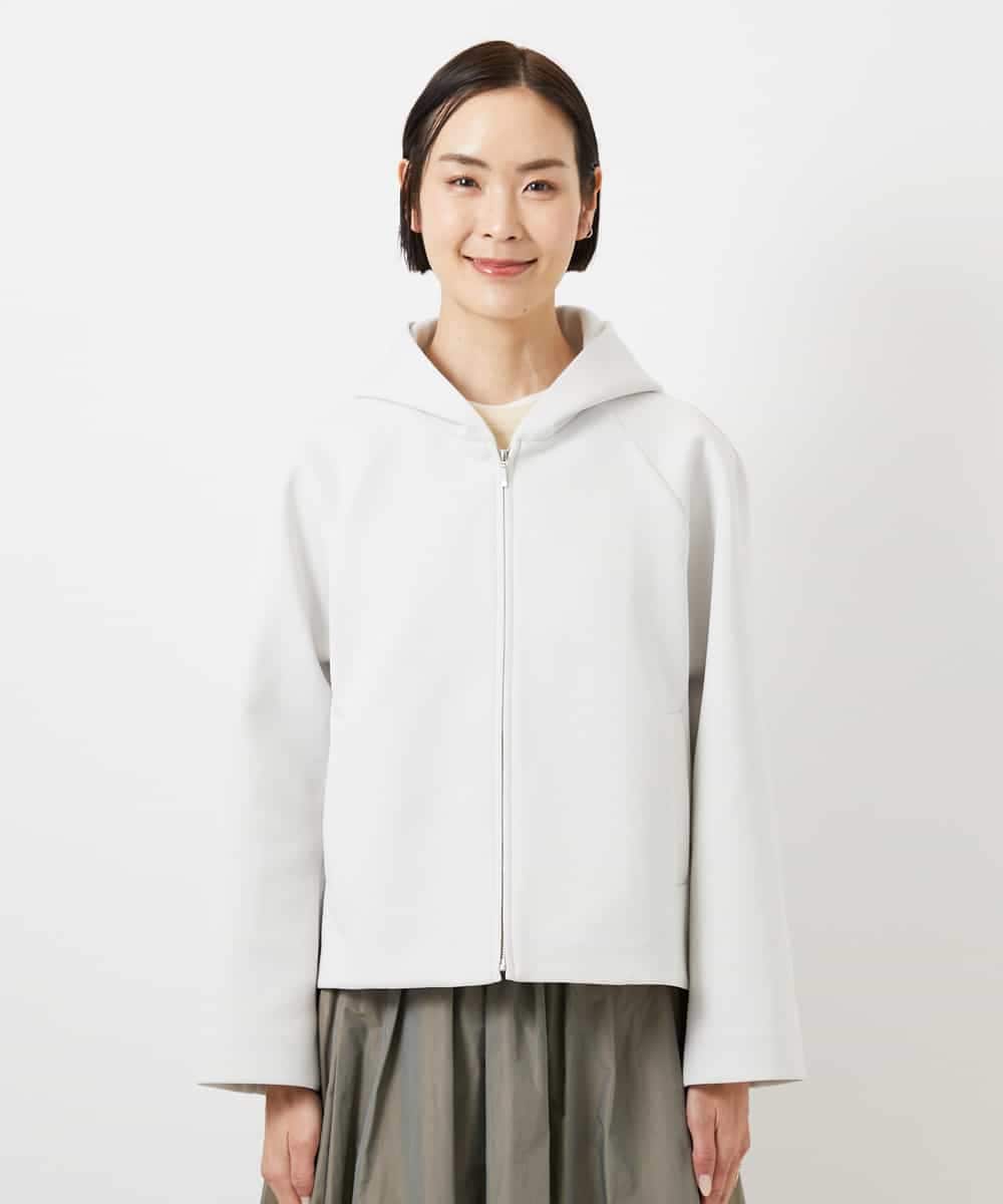 FMCDD01230 MICHEL KLEIN(ミッシェルクラン) ダンボールパーカー ライトグリーン