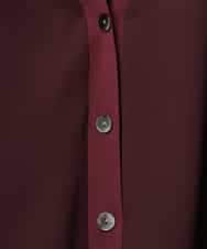 FMCJD31190 MICHEL KLEIN(ミッシェルクラン) 布帛ドッキングVネックカーディガン パープル