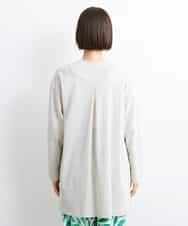 FMCJS02180 MICHEL KLEIN(ミッシェルクラン) [接触冷感]フライスロングカーディガン オフホワイト(81)