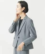 FMDAA11400 MICHEL KLEIN(ミッシェルクラン) ストレッチテーラードジャケット(セットアップ対応/3サイズあり/総裏) グレー(92)