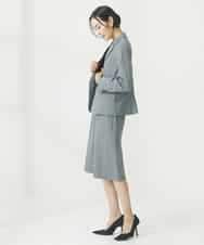 FMDAA11400 MICHEL KLEIN(ミッシェルクラン) ストレッチテーラードジャケット(セットアップ対応/3サイズあり/総裏) グレー(92)