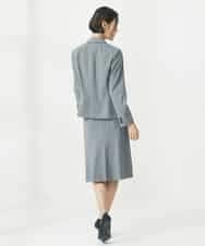 FMDAA11400 MICHEL KLEIN(ミッシェルクラン) ストレッチテーラードジャケット(セットアップ対応/3サイズあり/総裏) グレー(92)
