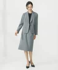 FMDAA11400 MICHEL KLEIN(ミッシェルクラン) ストレッチテーラードジャケット(セットアップ対応/3サイズあり/総裏) グレー(92)
