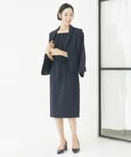 FMDAA11400 MICHEL KLEIN(ミッシェルクラン) ストレッチテーラードジャケット(セットアップ対応/3サイズあり/総裏) グレー(92)