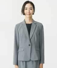 FMDAA11400 MICHEL KLEIN(ミッシェルクラン) ストレッチテーラードジャケット(セットアップ対応/3サイズあり/総裏) グレー(92)