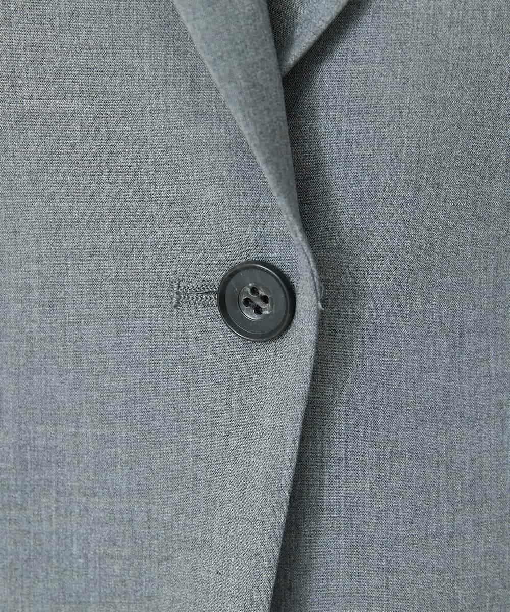 FMDAA11400 MICHEL KLEIN(ミッシェルクラン) ストレッチテーラードジャケット(セットアップ対応/3サイズあり/総裏) グレー(92)