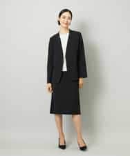FMDAD35380 MICHEL KLEIN(ミッシェルクラン) [セットアップ対応]ノーカラージャケット グレー