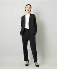 FMDAD35380 MICHEL KLEIN(ミッシェルクラン) [セットアップ対応]ノーカラージャケット グレー