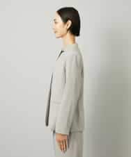FMDAD35380 MICHEL KLEIN(ミッシェルクラン) [セットアップ対応]ノーカラージャケット グレー