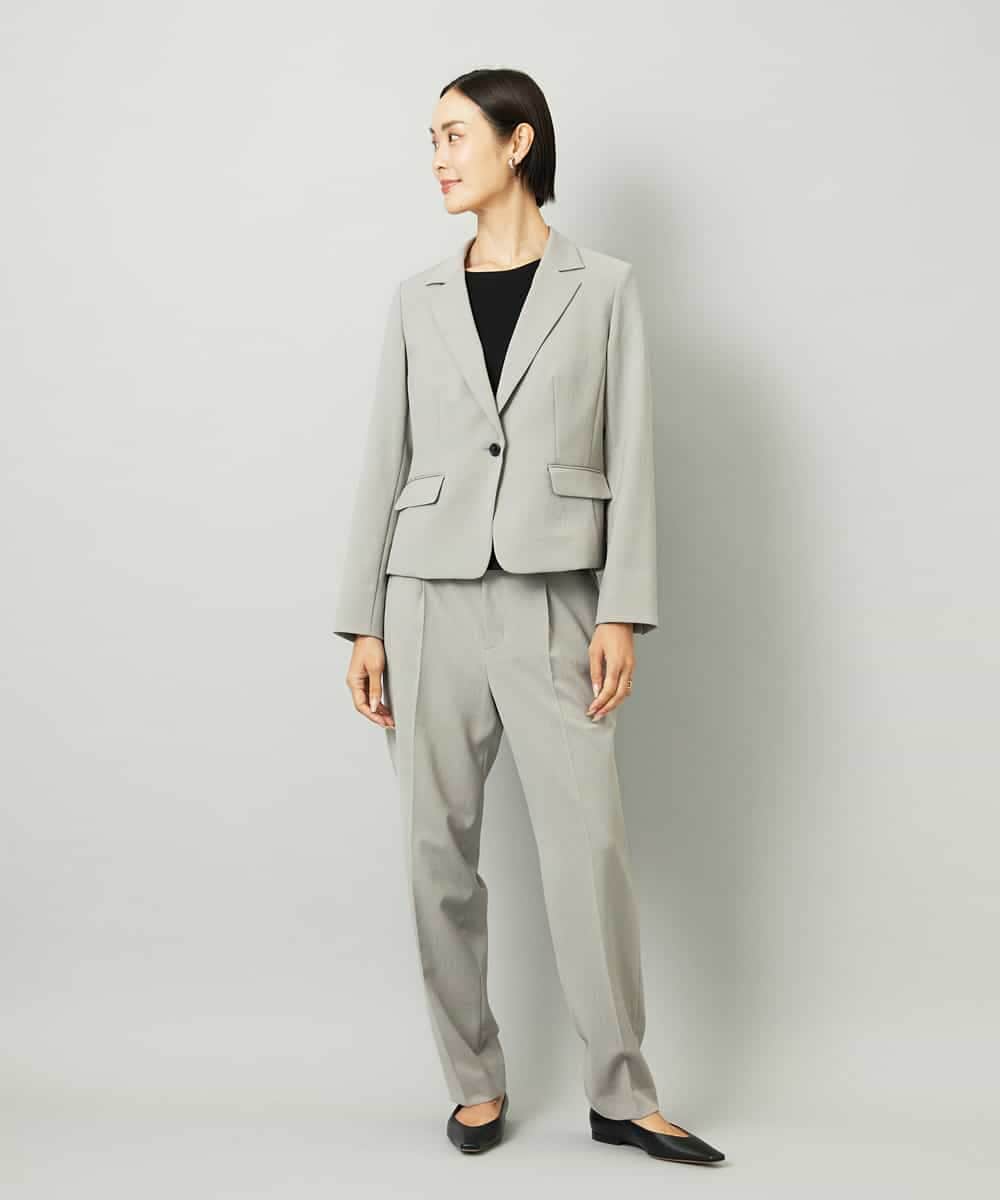 FMDAD36380 MICHEL KLEIN(ミッシェルクラン) [セットアップ対応]テーラードジャケット グレー