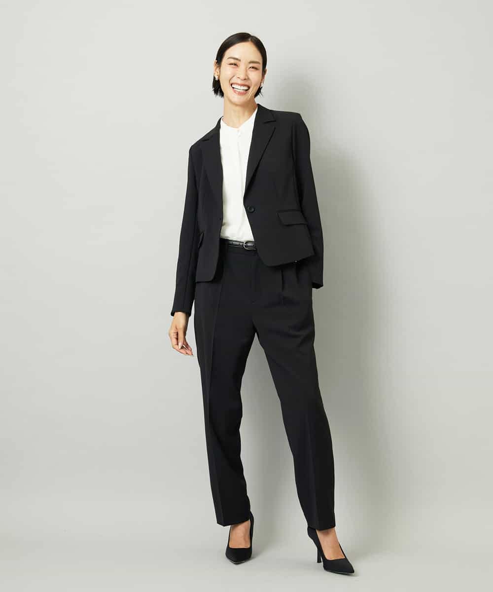 FMDAD36380 MICHEL KLEIN(ミッシェルクラン) [セットアップ対応]テーラードジャケット グレー