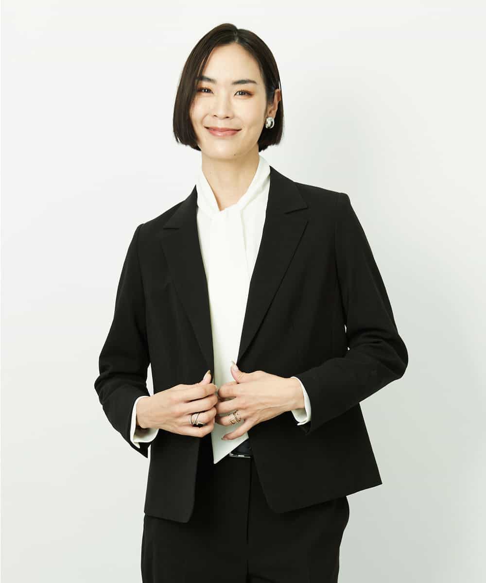 FMDDD01450 MICHEL KLEIN(ミッシェルクラン) [セットアップ対応]テーラードジャケット ブラック