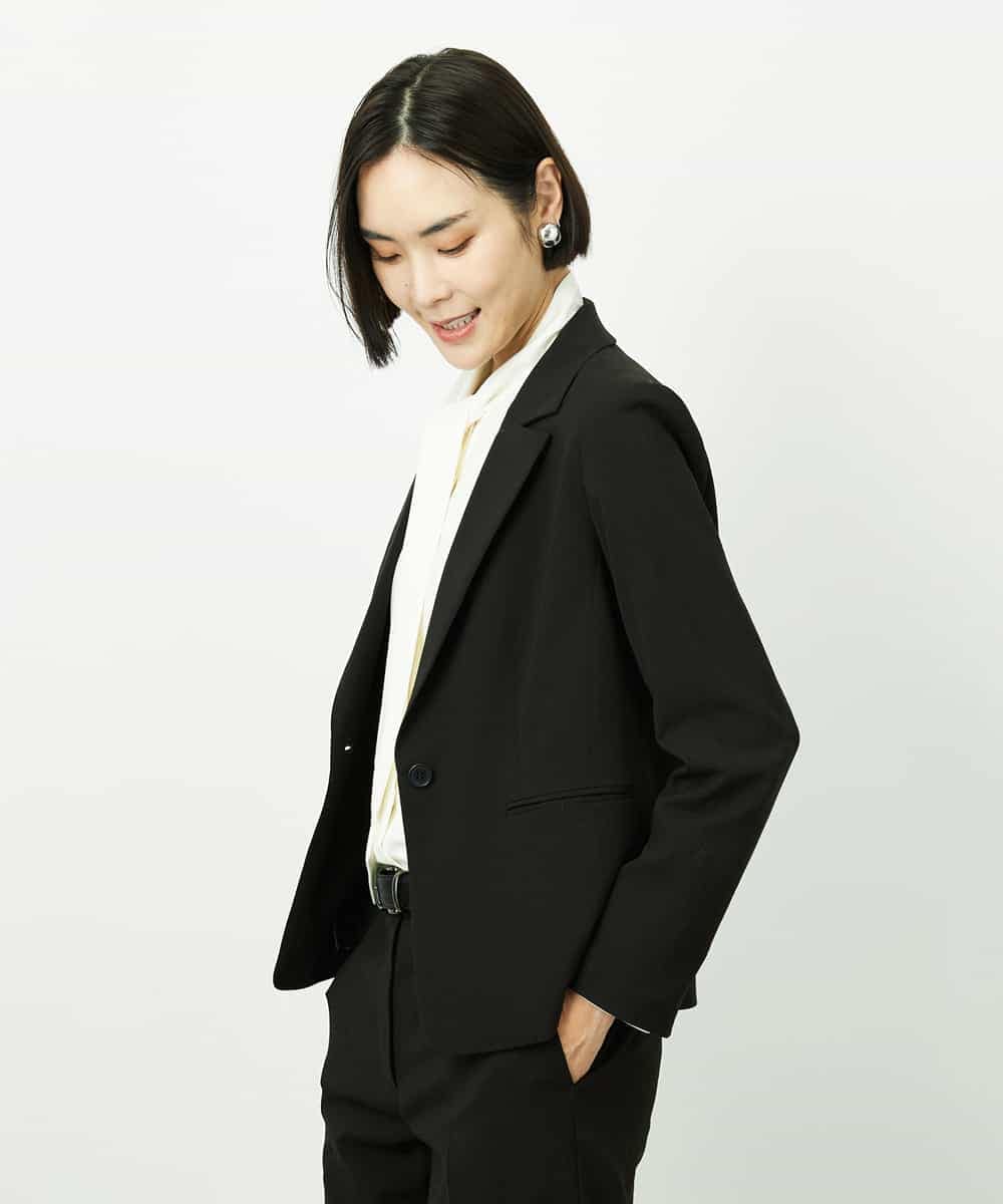 FMDDD01450 MICHEL KLEIN(ミッシェルクラン) [セットアップ対応]テーラードジャケット ブラック