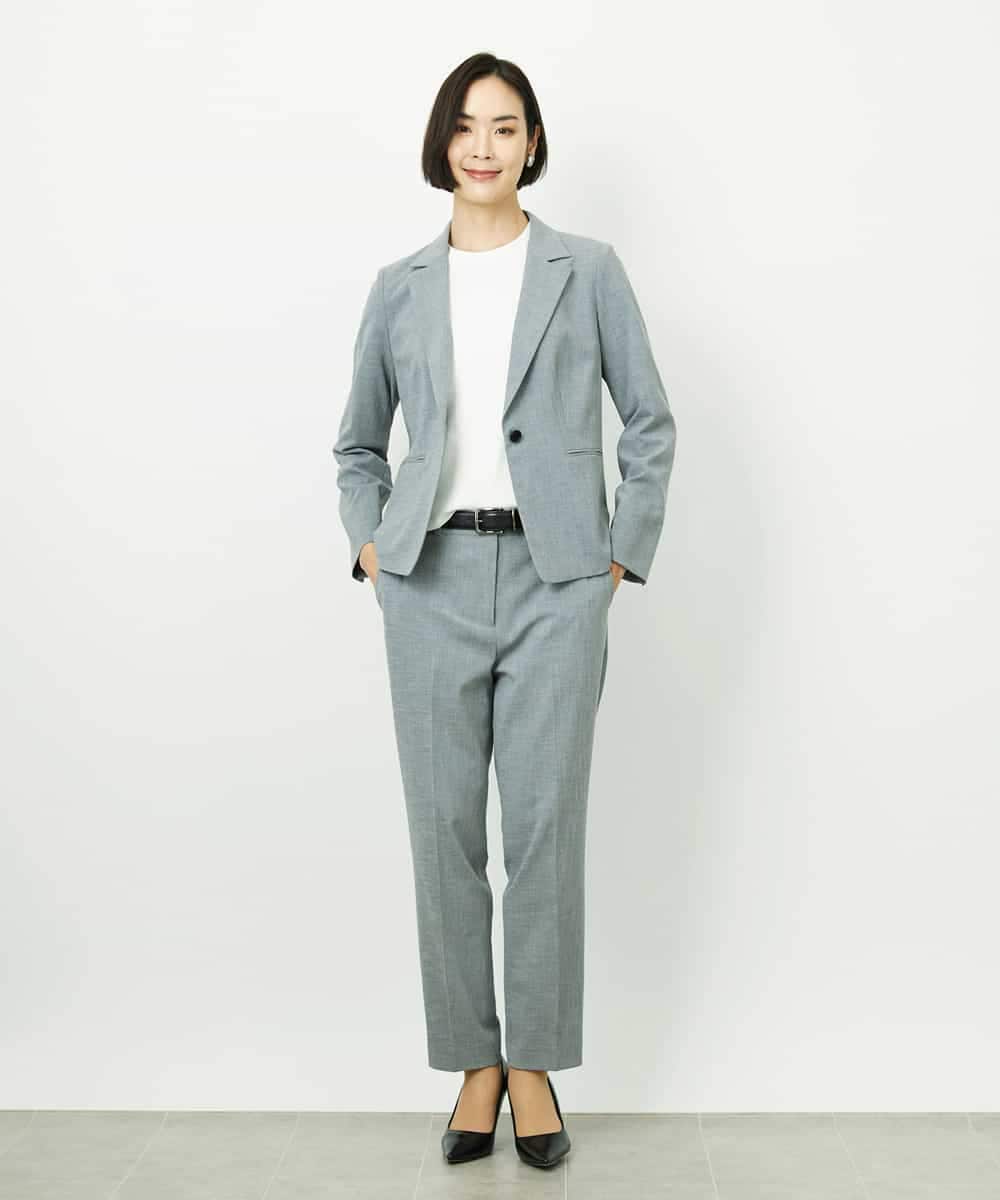 FMDDD01450 MICHEL KLEIN(ミッシェルクラン) [セットアップ対応]テーラードジャケット ブラック