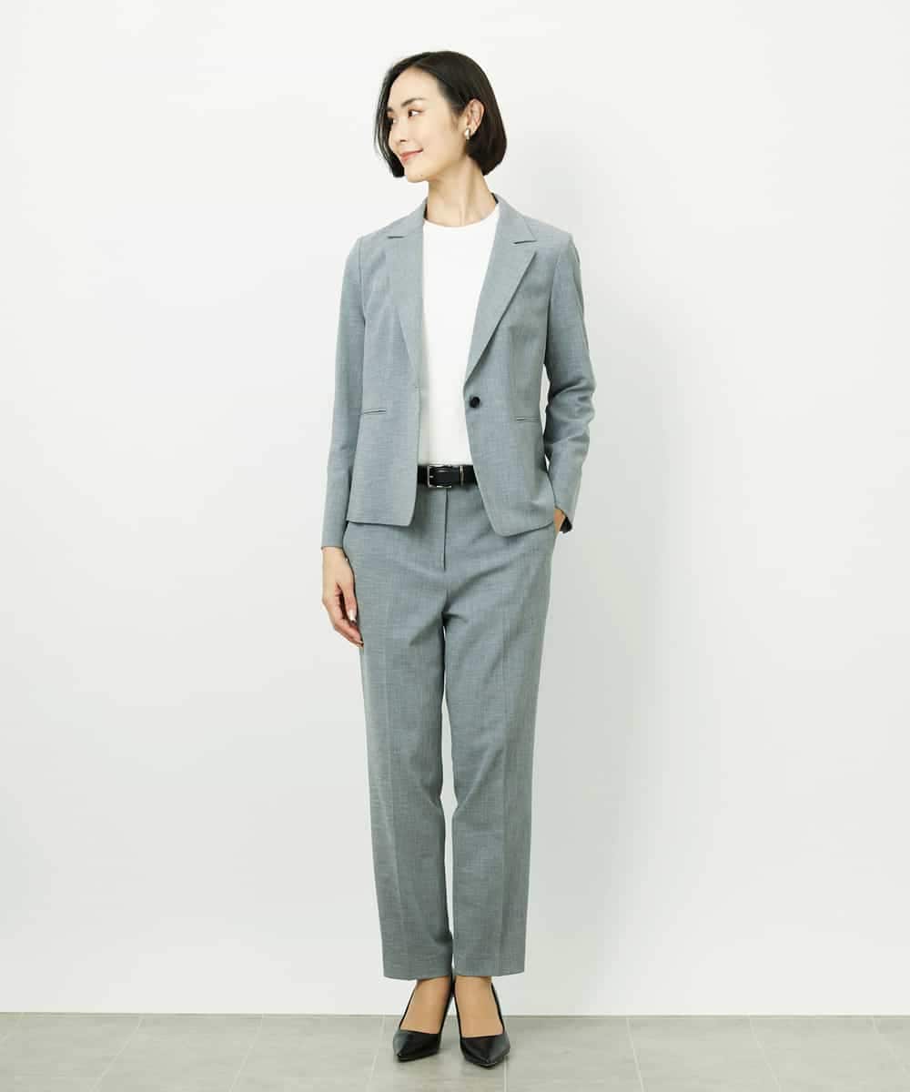 FMDDD01450 MICHEL KLEIN(ミッシェルクラン) [セットアップ対応]テーラードジャケット ブラック