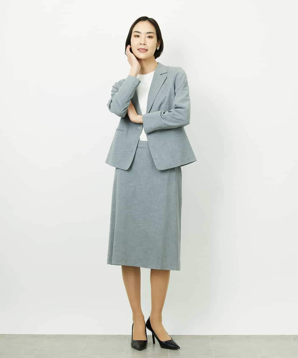 FMDDD01450 MICHEL KLEIN(ミッシェルクラン) [セットアップ対応]テーラードジャケット ブラック