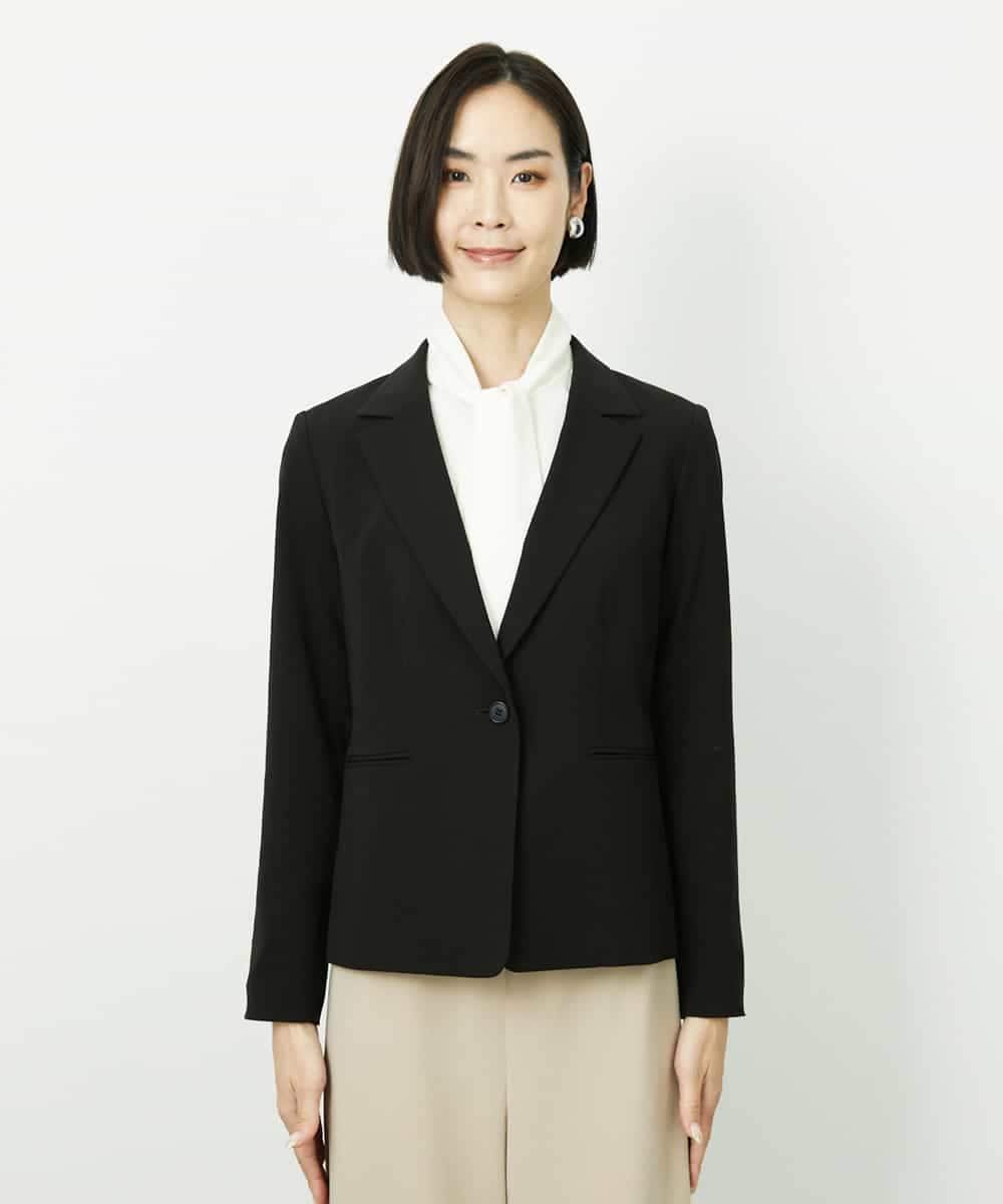 FMDDD01450 MICHEL KLEIN(ミッシェルクラン) [セットアップ対応]テーラードジャケット ブラック