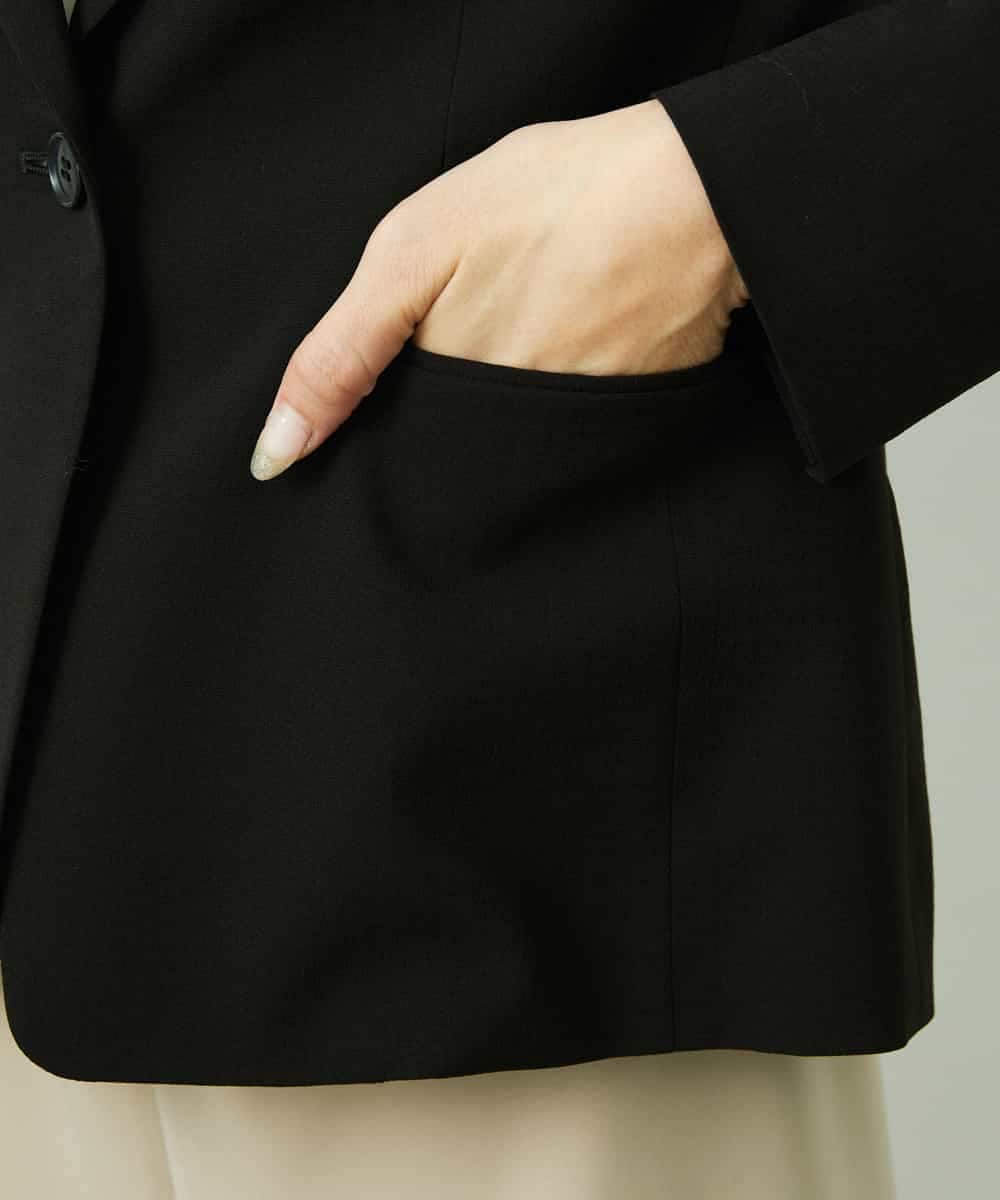 FMDDD01450 MICHEL KLEIN(ミッシェルクラン) [セットアップ対応]テーラードジャケット ブラック