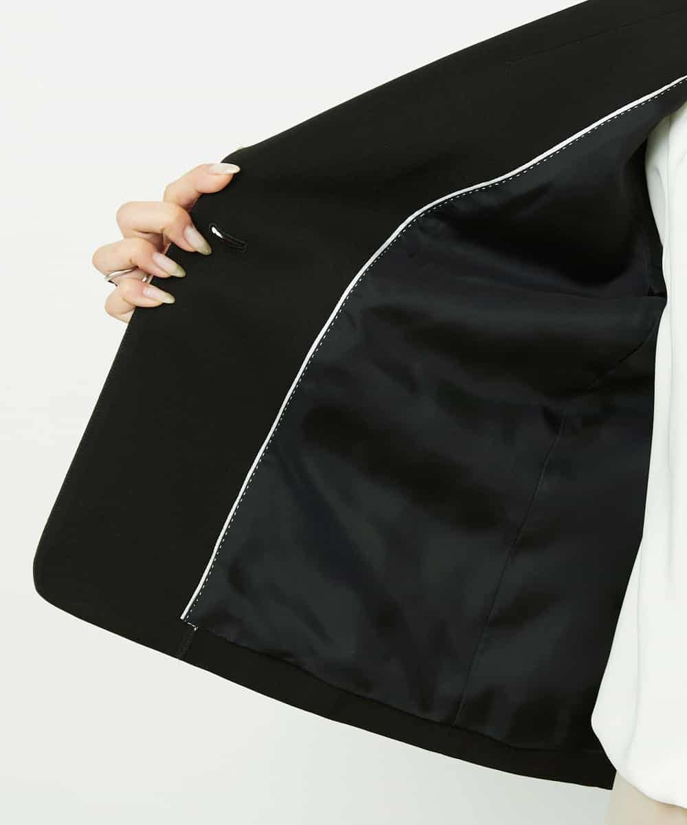 FMDDD01450 MICHEL KLEIN(ミッシェルクラン) [セットアップ対応]テーラードジャケット ブラック