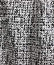 FMDDV01380 MICHEL KLEIN(ミッシェルクラン) [セットアップ対応]ファンシーツイードノーカラージャケット グレー(92)