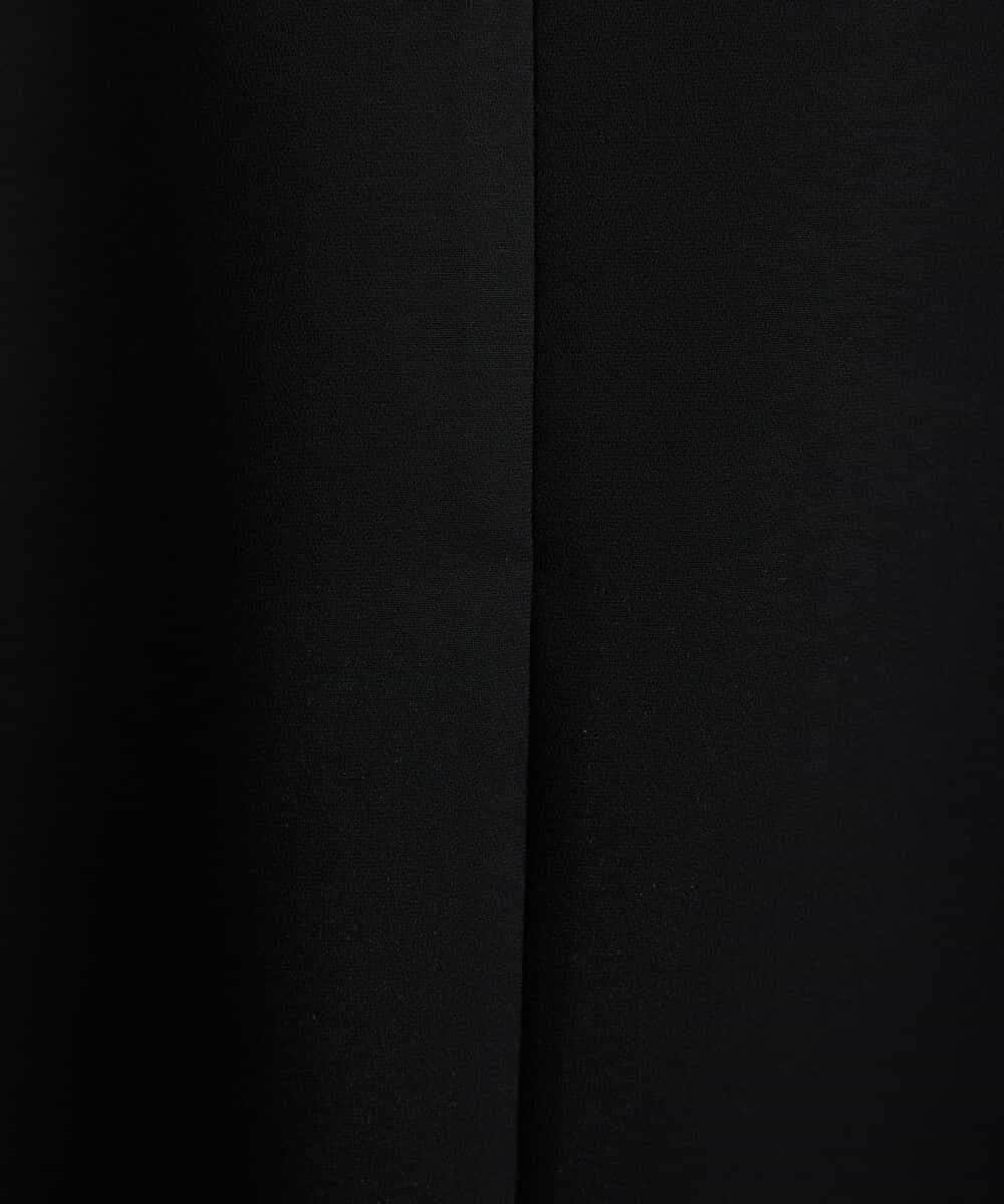 FMDDV15360 MICHEL KLEIN(ミッシェルクラン) [セットアップ対応]ジョーゼットノーカラージャケット ブラック(94)