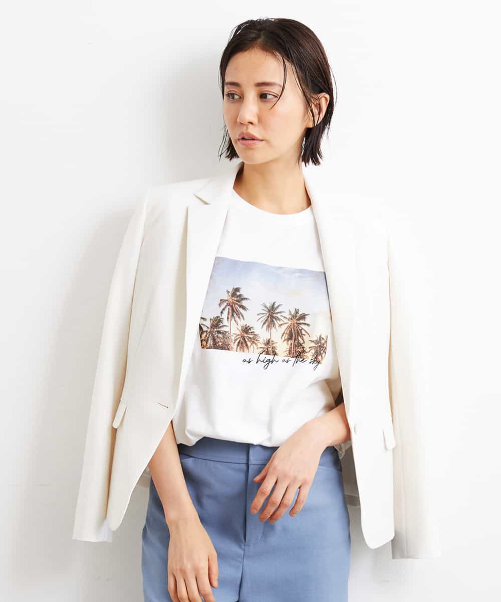 FMDGS42360 MICHEL KLEIN(ミッシェルクラン) [PLUS JACKET]バランサーキュラー(R)テーラードジャケット（背抜き/セットアップ対応） ブラック(94)