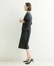 FMDHP03330 MICHEL KLEIN(ミッシェルクラン) ノーカラージャケット（セットアップ対応） ダークグレー(93)
