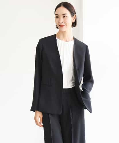 FMDJD03330 MICHEL KLEIN [セットアップ対応]ノーカラージャケット