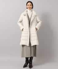 FMEAG23360 MICHEL KLEIN(ミッシェルクラン) [セットアップ対応]Vネックノースリーブワンピース ベージュ