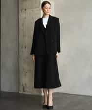 FMEAG23360 MICHEL KLEIN(ミッシェルクラン) [セットアップ対応]Vネックノースリーブワンピース ベージュ