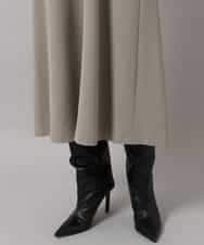 FMEAG23360 MICHEL KLEIN(ミッシェルクラン) [セットアップ対応]Vネックノースリーブワンピース ベージュ