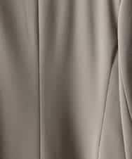 FMEAG23360 MICHEL KLEIN(ミッシェルクラン) [セットアップ対応]Vネックノースリーブワンピース ベージュ