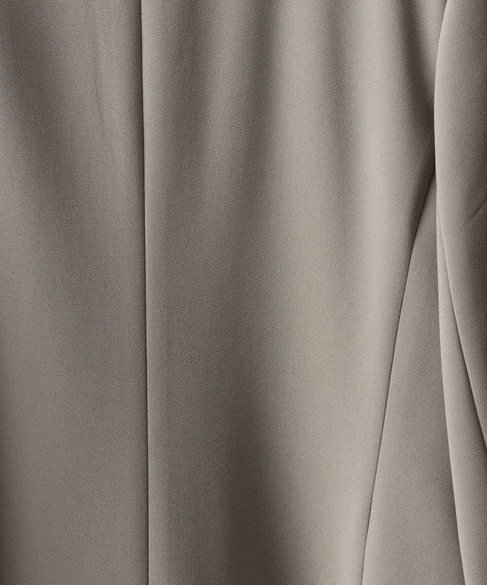 FMEAG23360 MICHEL KLEIN(ミッシェルクラン) [セットアップ対応]Vネックノースリーブワンピース ベージュ