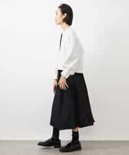 FMEDA02430 MICHEL KLEIN(ミッシェルクラン) ドッキングワンピース ブラック