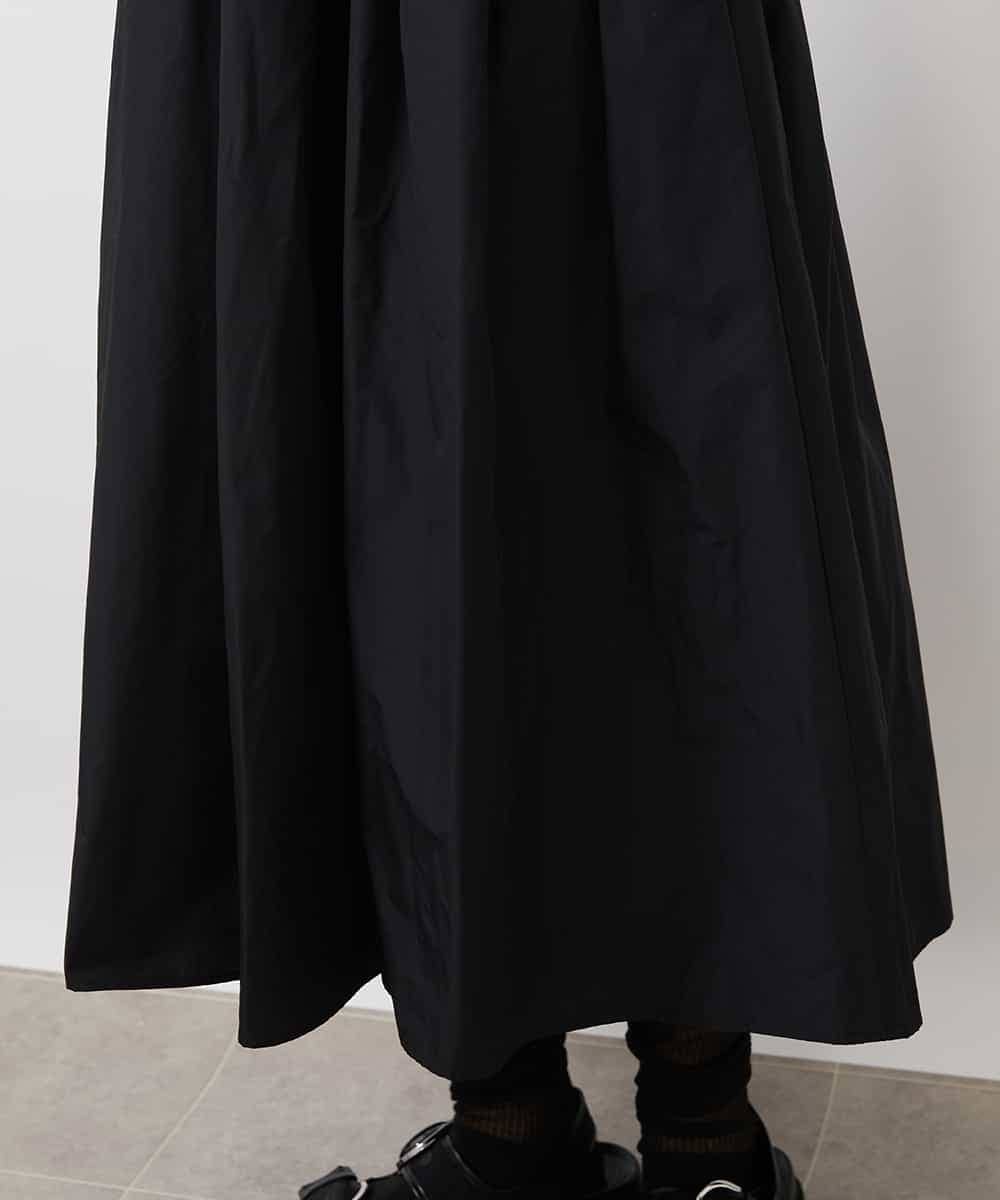 FMEDA02430 MICHEL KLEIN(ミッシェルクラン) ドッキングワンピース ブラック