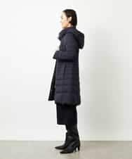 FMEDD03330 MICHEL KLEIN(ミッシェルクラン) ［オケージョン/セレモニー］スリーブコンシャスワンピース ネイビー