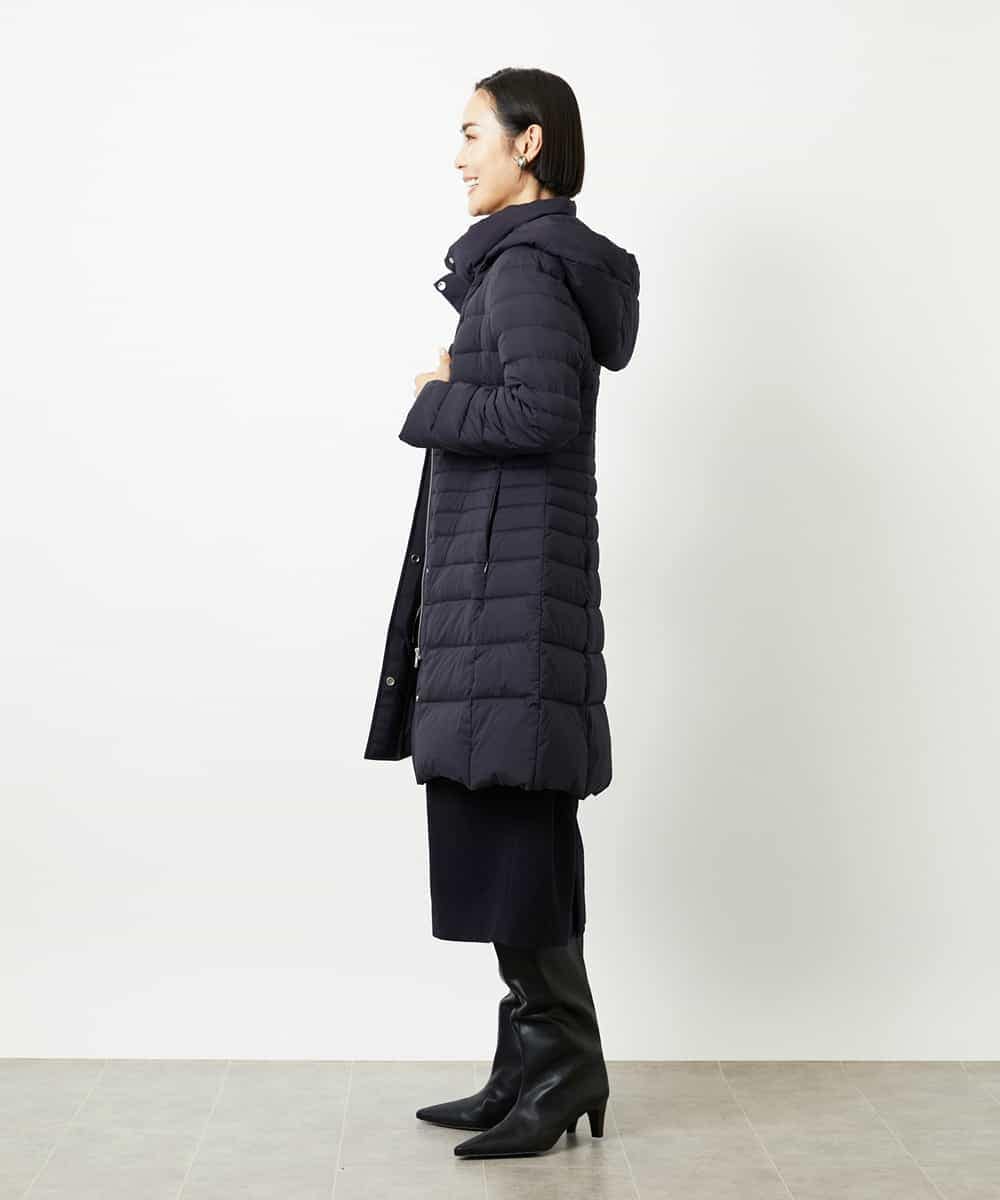 FMEDD03330 MICHEL KLEIN(ミッシェルクラン) ［オケージョン/セレモニー］スリーブコンシャスワンピース ネイビー