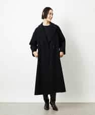 FMEDD03330 MICHEL KLEIN(ミッシェルクラン) ［オケージョン/セレモニー］スリーブコンシャスワンピース ネイビー