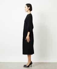 FMEDD03330 MICHEL KLEIN(ミッシェルクラン) ［オケージョン/セレモニー］スリーブコンシャスワンピース ネイビー