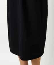 FMEDD03330 MICHEL KLEIN(ミッシェルクラン) ［オケージョン/セレモニー］スリーブコンシャスワンピース ネイビー