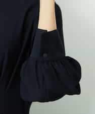 FMEDD08400 MICHEL KLEIN(ミッシェルクラン) [オケージョン/セレモニー]ドレープワンピース ネイビー