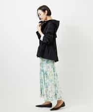 FMEDD12490 MICHEL KLEIN(ミッシェルクラン) フラワープリントワンピース グリーン