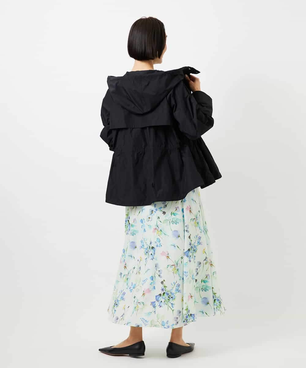 FMEDD12490 MICHEL KLEIN(ミッシェルクラン) フラワープリントワンピース グリーン