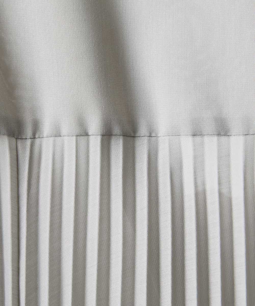 FMEGA04350 MICHEL KLEIN(ミッシェルクラン) バックプリーツ3WAYワンピース ブラック