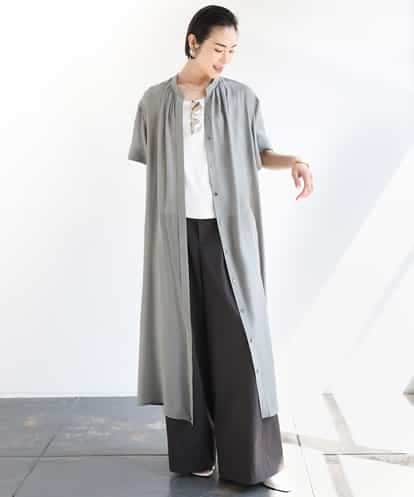 FMEGA05330 MICHEL KLEIN 3WAYロングシャツワンピース