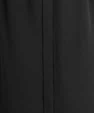 FMEGA05330 MICHEL KLEIN(ミッシェルクラン) 3WAYロングシャツワンピース ブラック