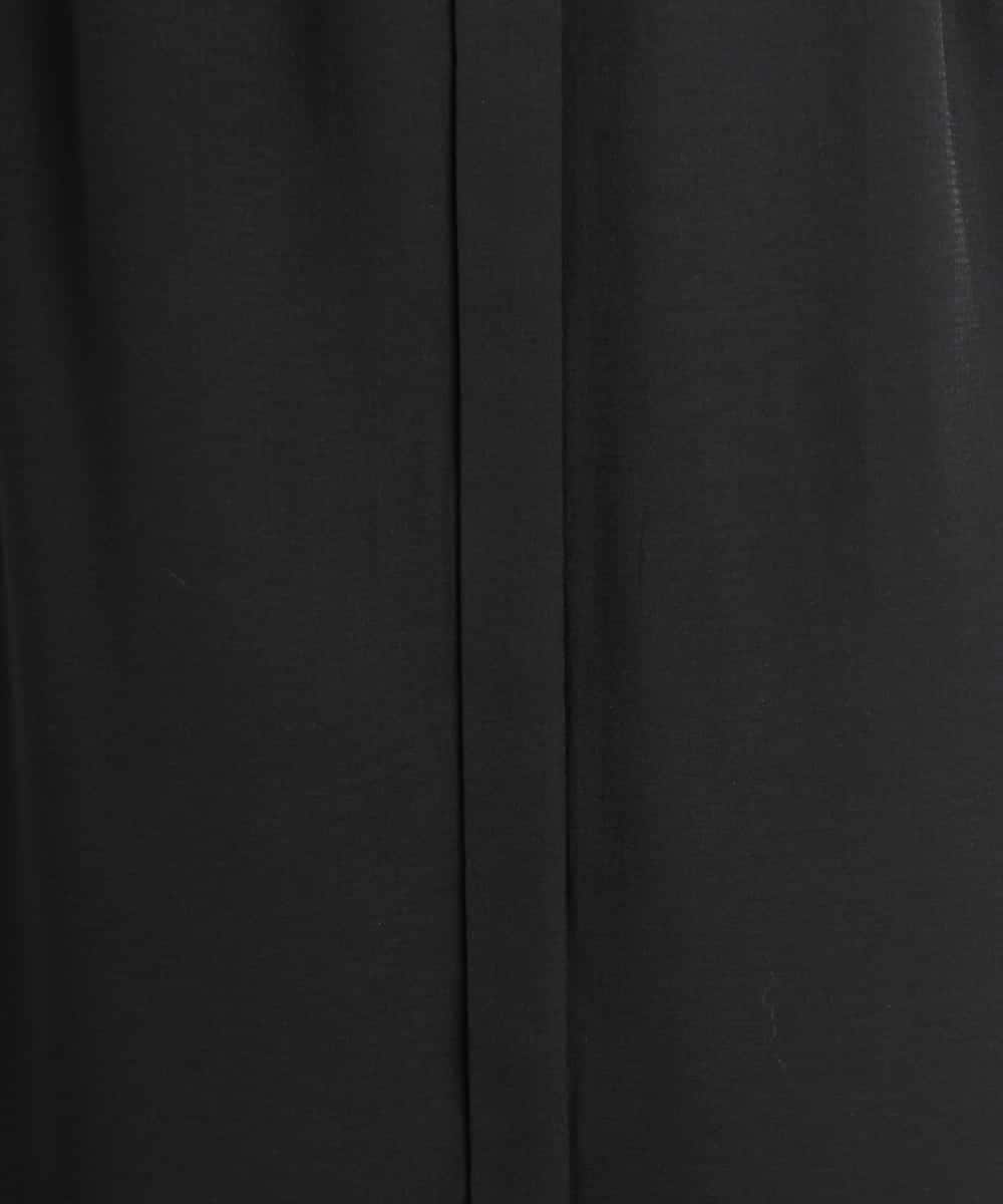 FMEGA05330 MICHEL KLEIN(ミッシェルクラン) 3WAYロングシャツワンピース ブラック